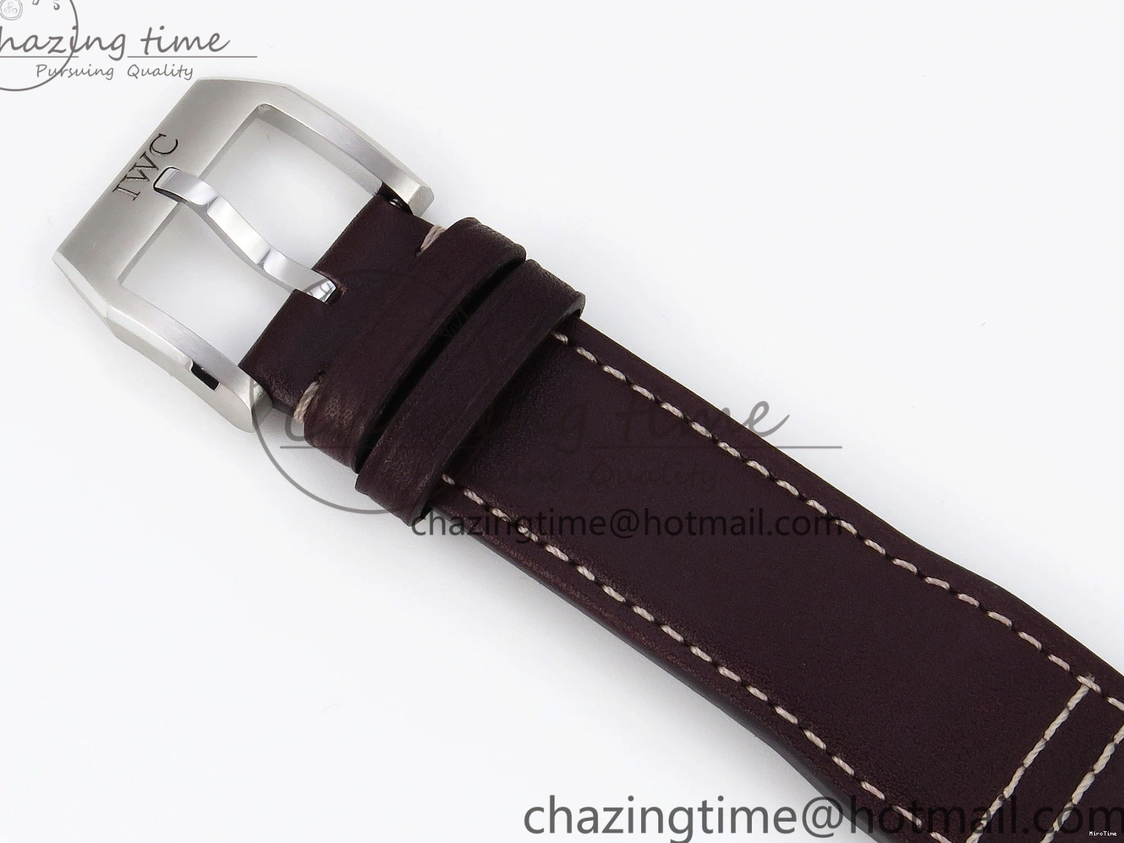 MIROTIME 0127 Pilot Mark XX IW328205 ZF 1:1 Best Edition Green Dial on Brown Leather Strap A UrbanStyle 7029